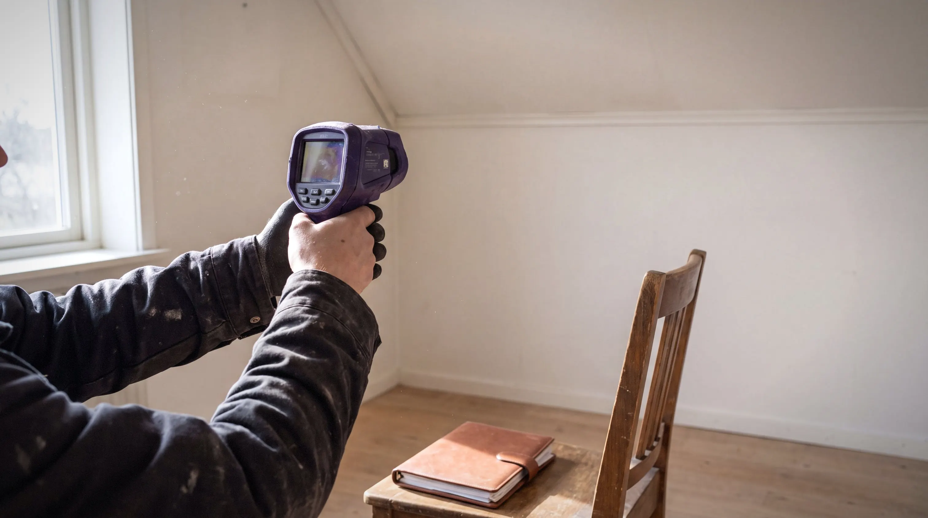 Thermal imaging used to assess building envelope performance